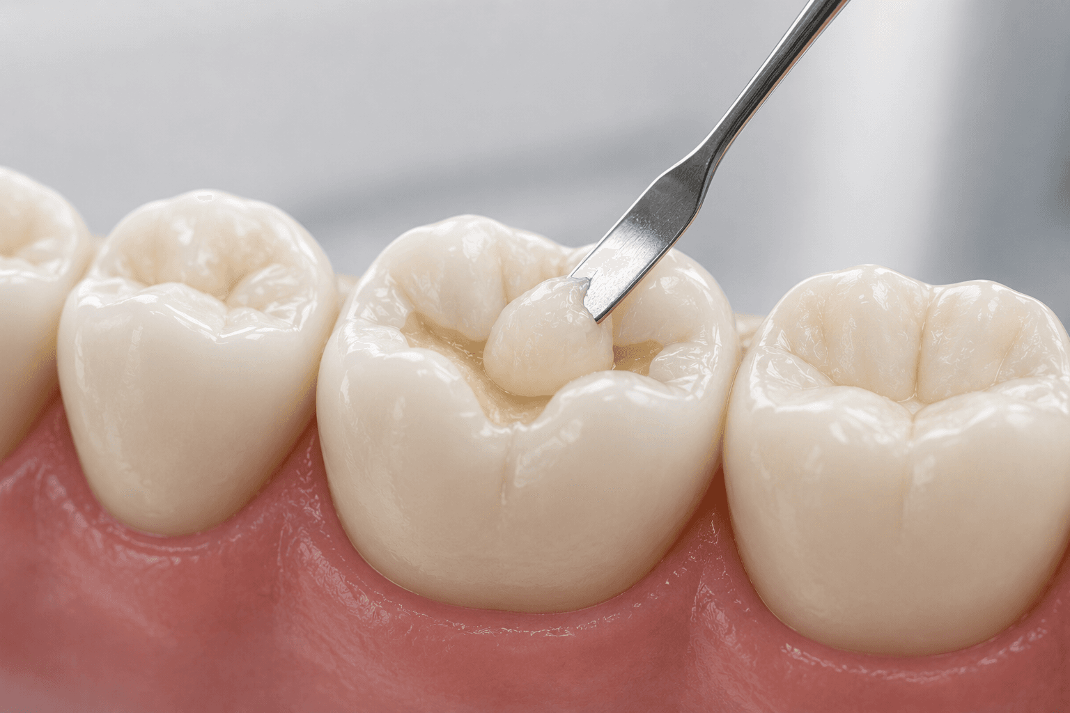 Tooth filling procedure